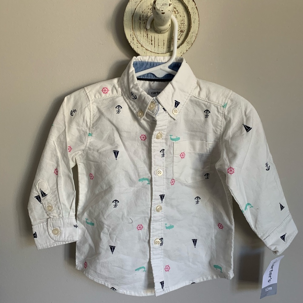 Boys nautical button up